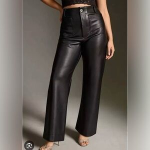 Anthropology Colette Leather Pants